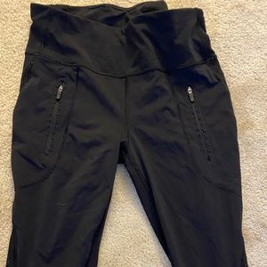 Lululemon Mesh Leggings with Zipper Pockets